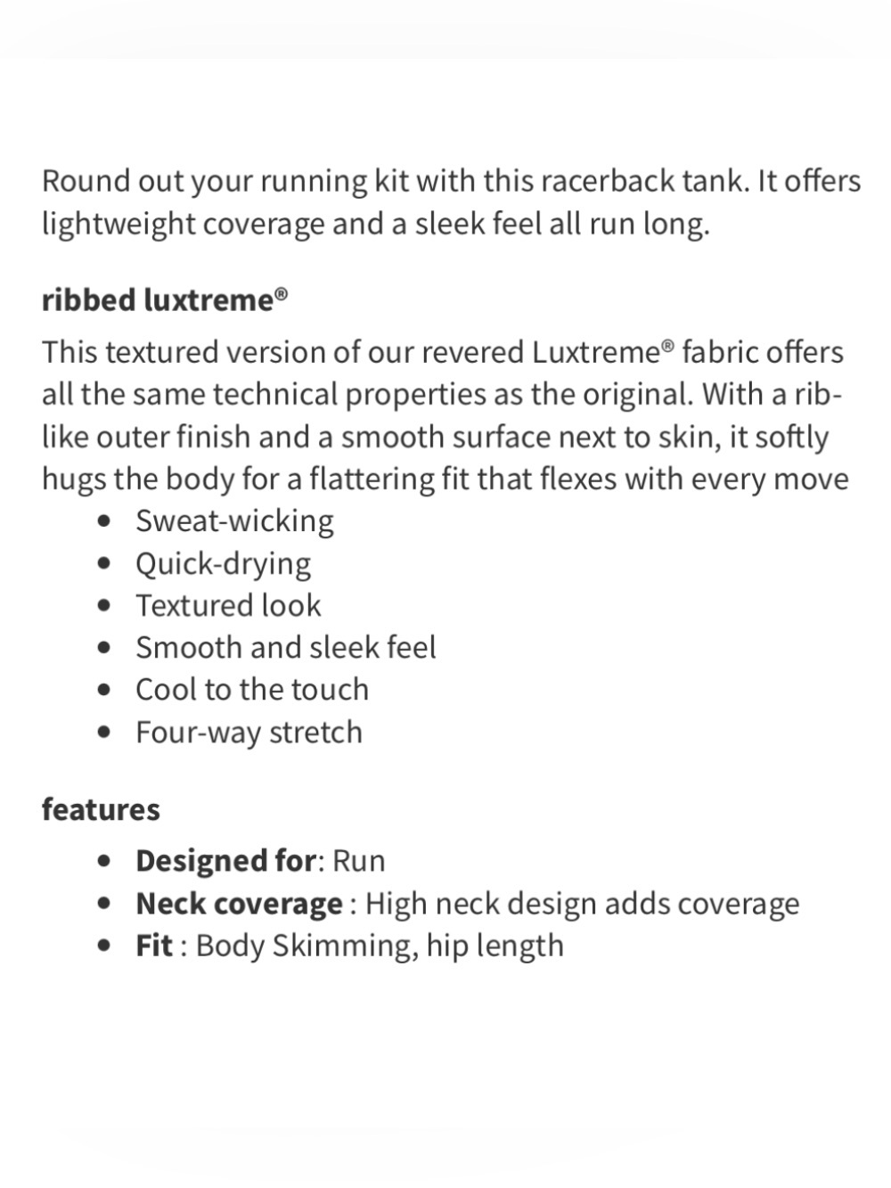 Lululemon Base Pace Ribbed Tank Top - Picture 5 of 9